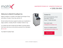 Tablet Screenshot of matrix-focalspot.com